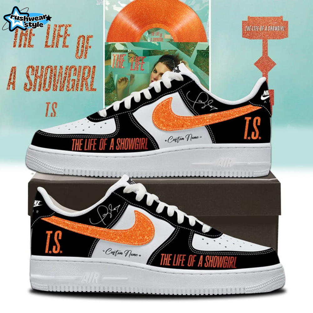 Taylor Swift "The Life of a Showgirl" - Air Force 1 Shoes Taylor Swift "The Life of a Showgirl" - Air Force 1 Shoes