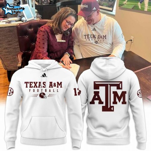 Texas A&M Aggies Adidas Coach Elko Pullover Hoodie