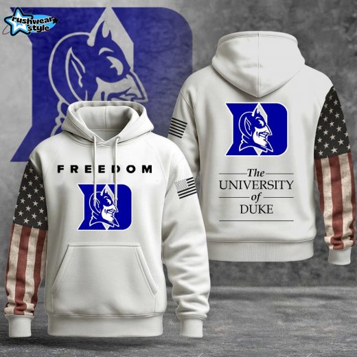 The University of Duke Freedom 2025 Limited Edition Hoodie - White
