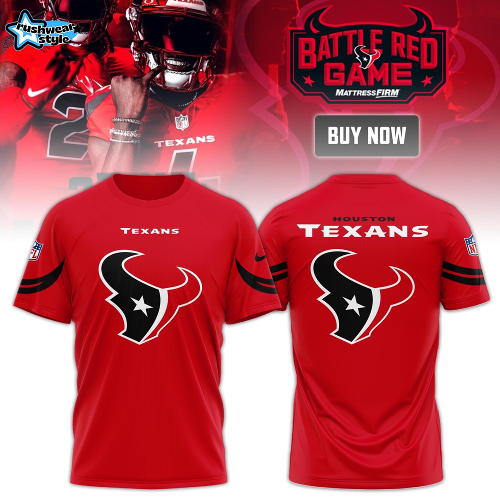 Unisex Battle Red Game Texans Tee Unisex Battle Red Game Texans Tee