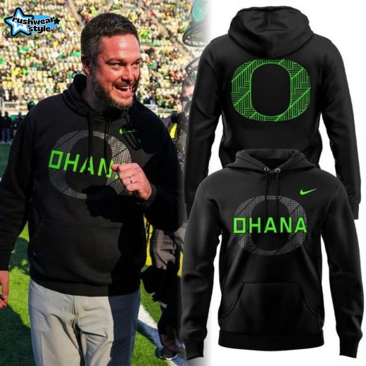 Unisex Nike Black Oregon Ducks Ohana 2025 Hoodie(V2)