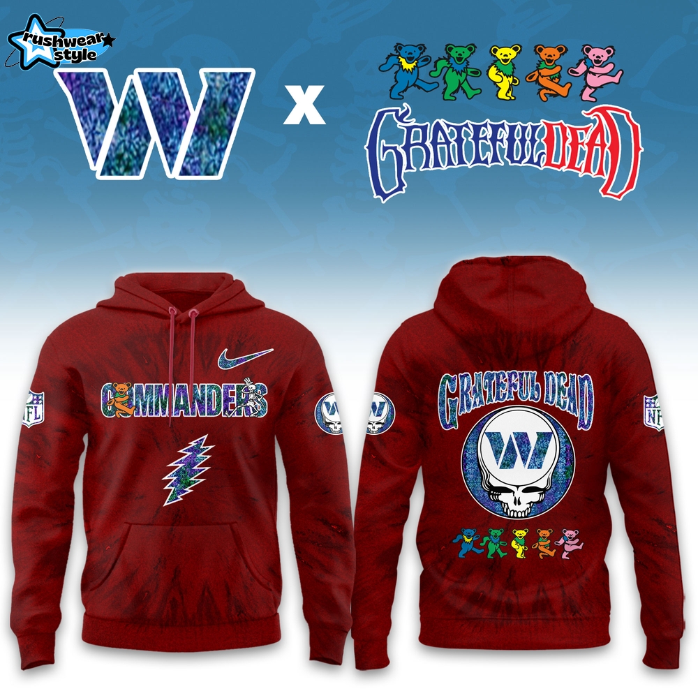 Washington Commanders Grateful Dead Limited Hoodie Washington Commanders Grateful Dead Limited Hoodie