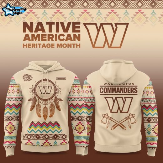 Washington Commanders Native American Heritage Month 2025 Limited Hoodie