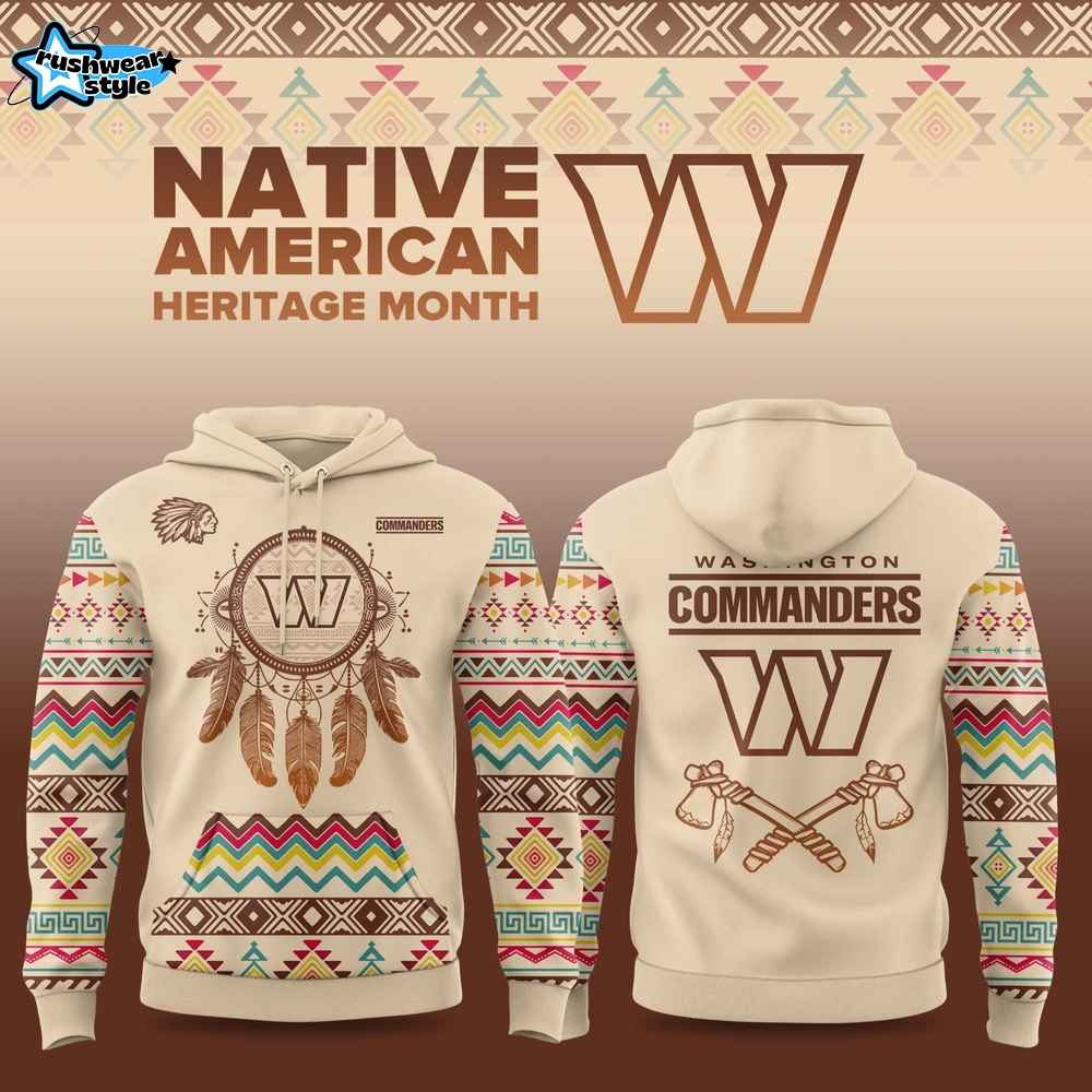 Washington Commanders Native American Heritage Month 2025 Limited Hoodie Washington Commanders Native American Heritage Month 2025 Limited Hoodie