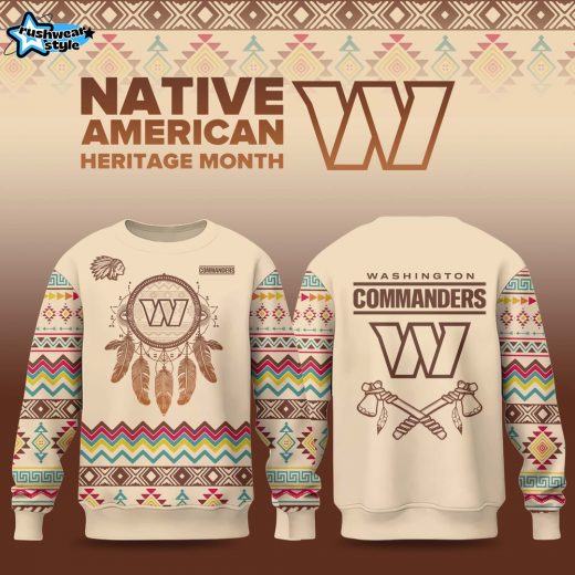 Washington Commanders Native American Heritage Month 2025 Limited Sweatshirt