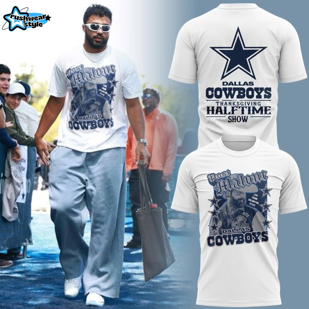 2025 Limited Edition Dallas Cowboys x Post Malone T-Shirt 2025 Limited Edition Dallas Cowboys x Post Malone T-Shirt