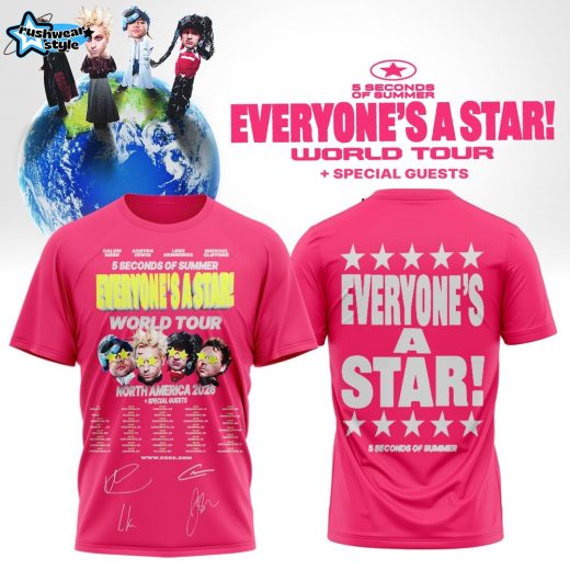 5SOS EVERYONE’S A STAR! World Tour NORTH AMERICA Shirt