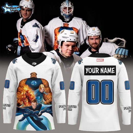 A Gladiators MARVEL SUPER HERO NIGHT Hockey Jersey Custom Name, Number
