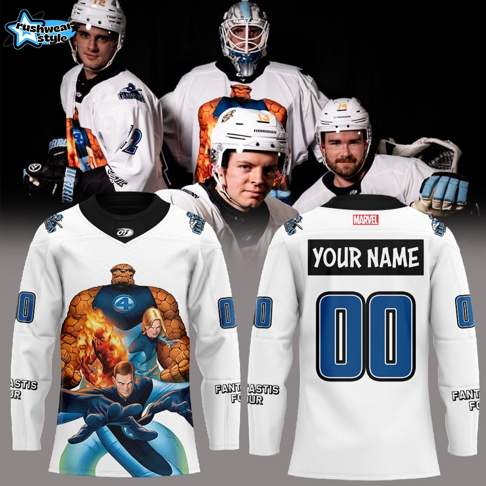 A Gladiators MARVEL SUPER HERO NIGHT Hockey Jersey Custom Name, Number A Gladiators MARVEL SUPER HERO NIGHT Hockey Jersey Custom Name, Number