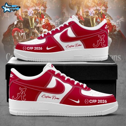 Alabama 2026 CFP Custom Name Shoes AF