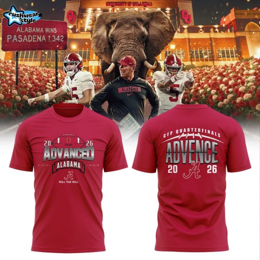 Alabama WAY BACK TO ADVANCE Red Shirt