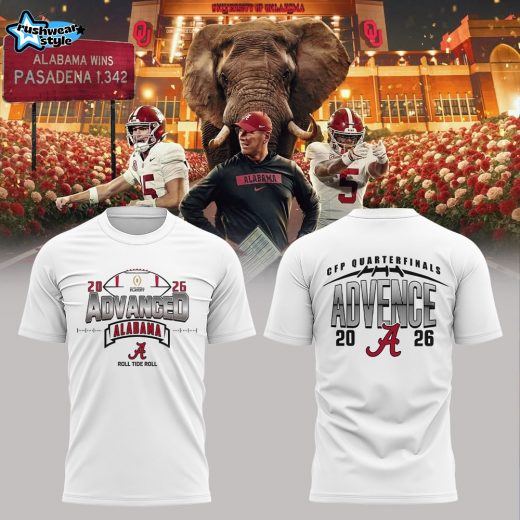 Alabama WAY BACK TO ADVANCE White Shirt