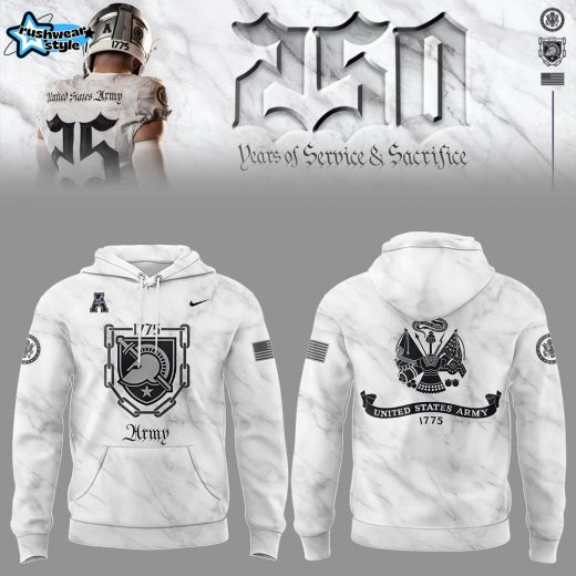 Army Black Knights HONOR 250 YEARS OF SERVICE & SACRIFICE Limited Edition Hoodie