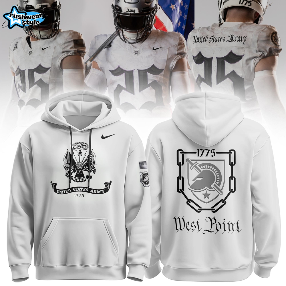 Army West Point Athletics x The Army 250 Collection Limited Edition Hoodie White Army West Point Athletics x The Army 250 Collection Limited Edition Hoodie White