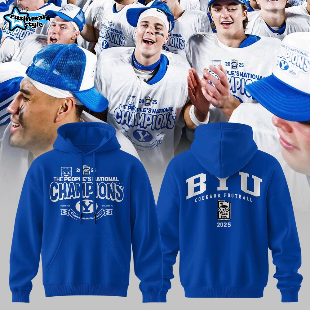 BYU Football – Pop-Tarts Bowl Champions Hoodie - Blue BYU Football – Pop-Tarts Bowl Champions Hoodie - Blue