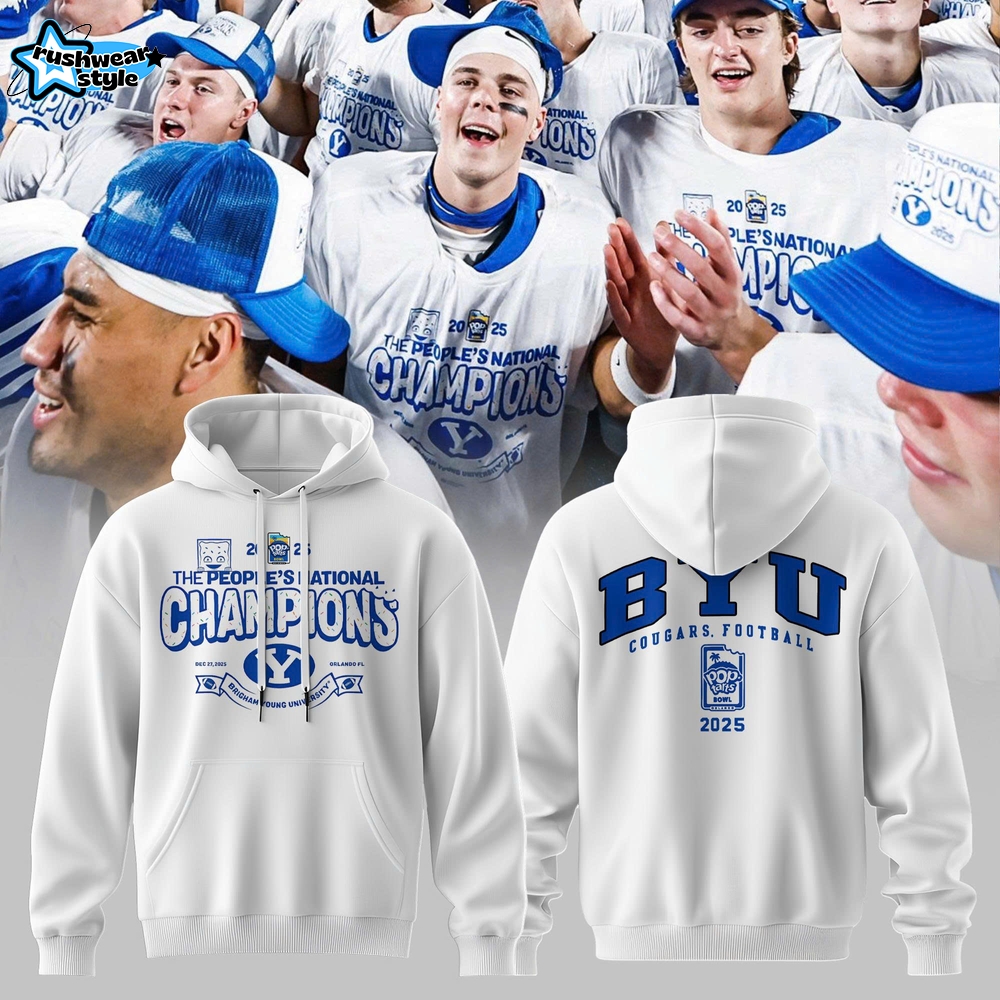 BYU Football – Pop-Tarts Bowl Champions Hoodie - White BYU Football – Pop-Tarts Bowl Champions Hoodie - White