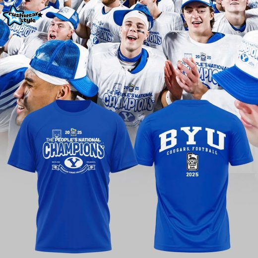 BYU Football – Pop-Tarts Bowl Champions Tshirt - Blue