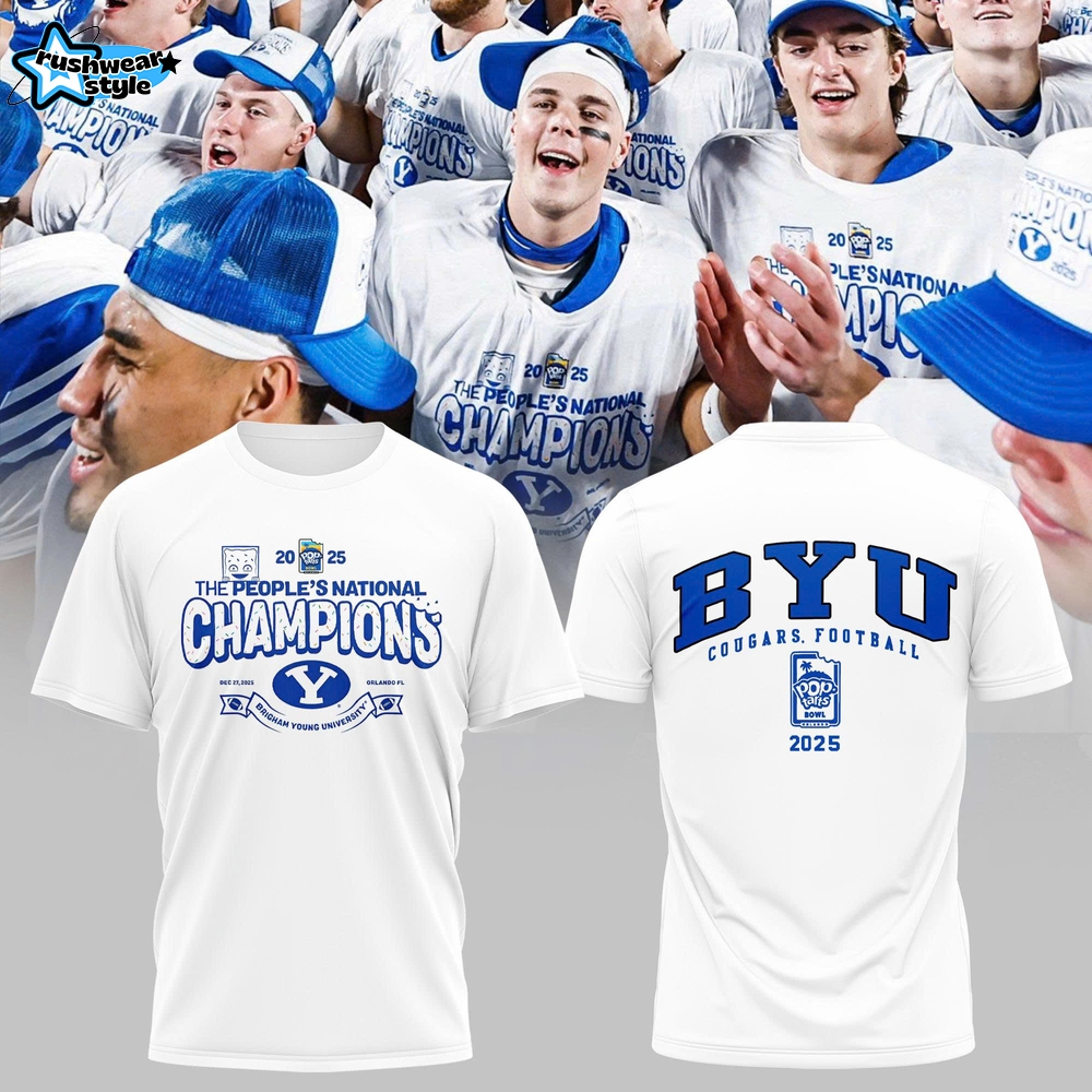 BYU Football – Pop-Tarts Bowl Champions Tshirt - White BYU Football – Pop-Tarts Bowl Champions Tshirt - White