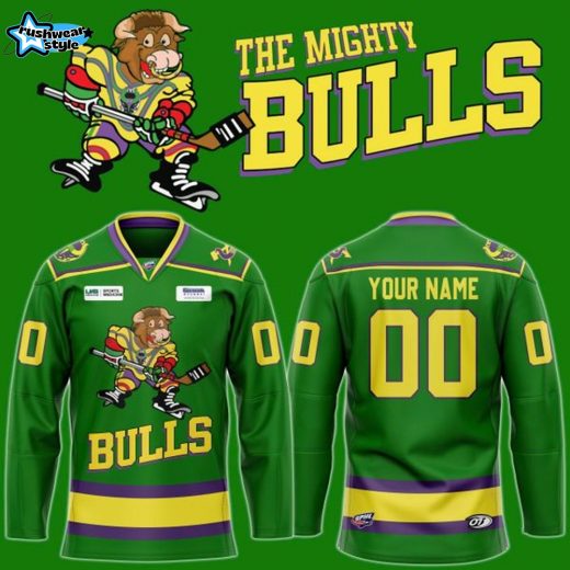 Birmingham Bulls x The Mighty Bulls New Hockey Jersey(Custom)