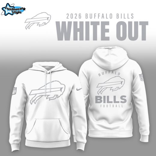 Buffalo Bills 2026 White Out Limited Edition Hoodie