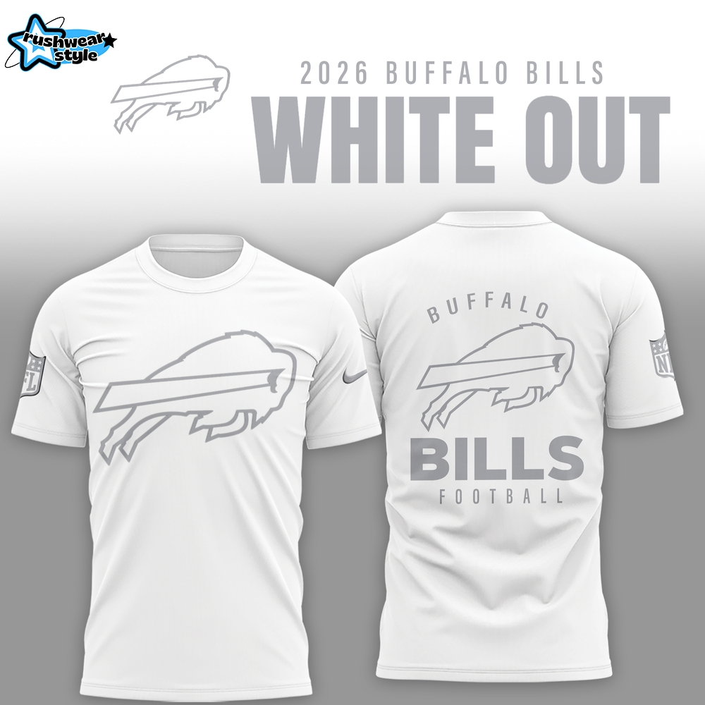 Buffalo Bills 2026 White Out Limited Edition Shirt Buffalo Bills 2026 White Out Limited Edition Shirt
