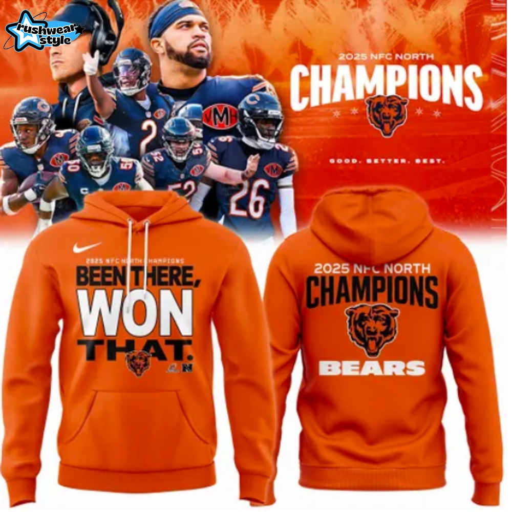 Chicago Bears ''2025 NFC North Champions'' Hoodie Chicago Bears ''2025 NFC North Champions'' Hoodie