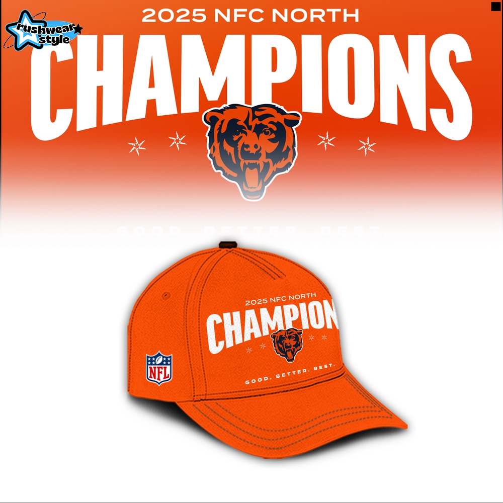Chicago Bears 2025 NFC North Division Champions Limited Edition Cap Chicago Bears 2025 NFC North Division Champions Limited Edition Cap
