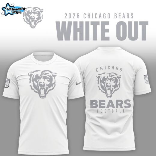 Chicago Bears 2026 White Out Limited Edition Shirt