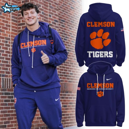 Clemson Tigers Purple NCAA Hoodie