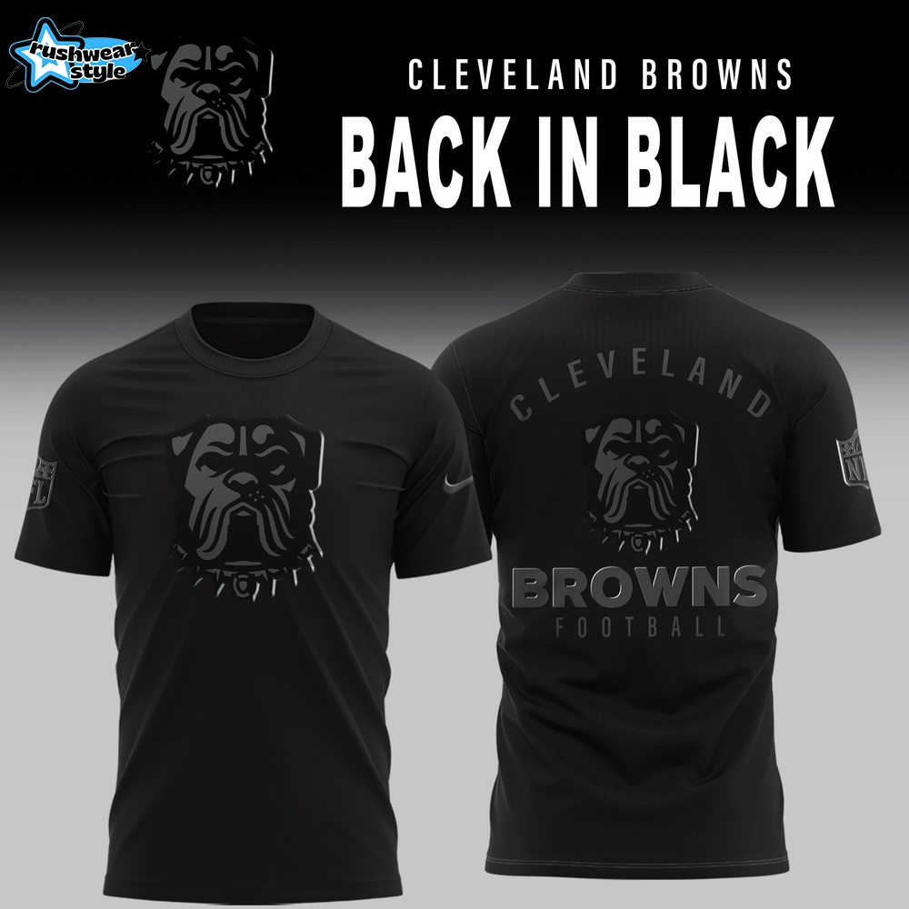 Cleveland Browns 2025 Back In Black Limited Edition Shirt Cleveland Browns 2025 Back In Black Limited Edition Shirt