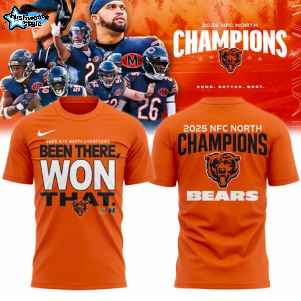 Copy of Chicago Bears ''2025 NFC North Champions'' T-shirt Copy of Chicago Bears ''2025 NFC North Champions'' T-shirt