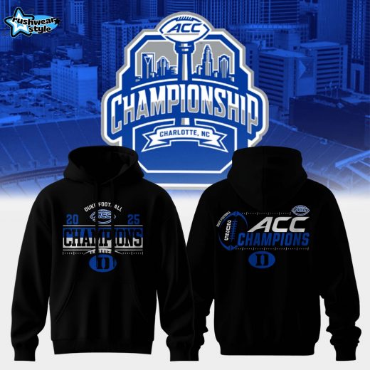 DUKE FOOTBALL – ACC CHAMPIONS 2025 HOODIE 🔥