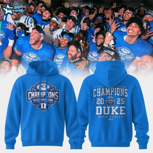 DUKE FOOTBALL – ACC CHAMPIONS 2025 Hoodie