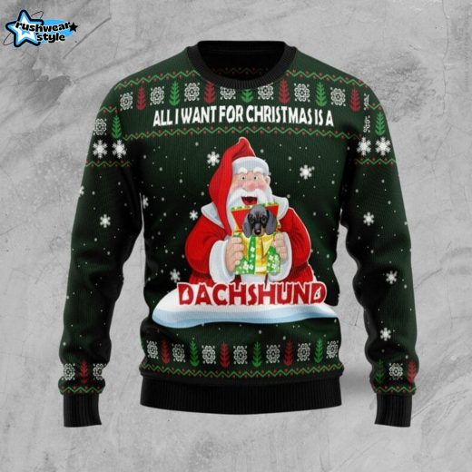Dachshund Gift Ugly Christmas Sweater