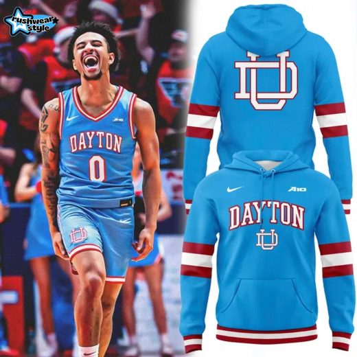Dayton Flyers Basketball “Chapel Blue” Uniform Limited Edition Hoodie