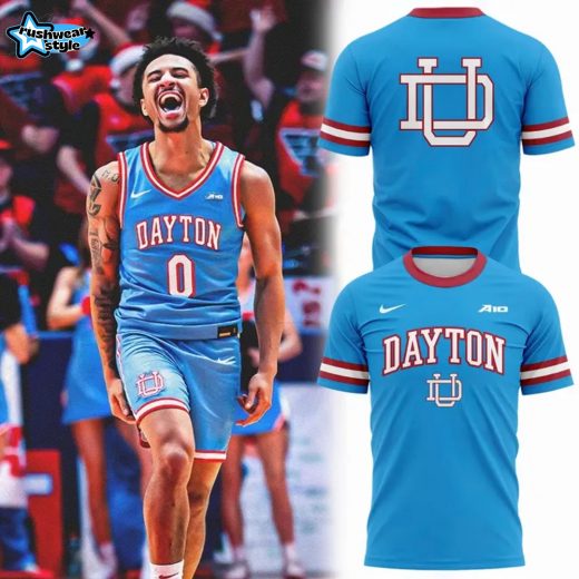 Dayton Flyers Basketball “Chapel Blue” Uniform Limited Edition Tshirt