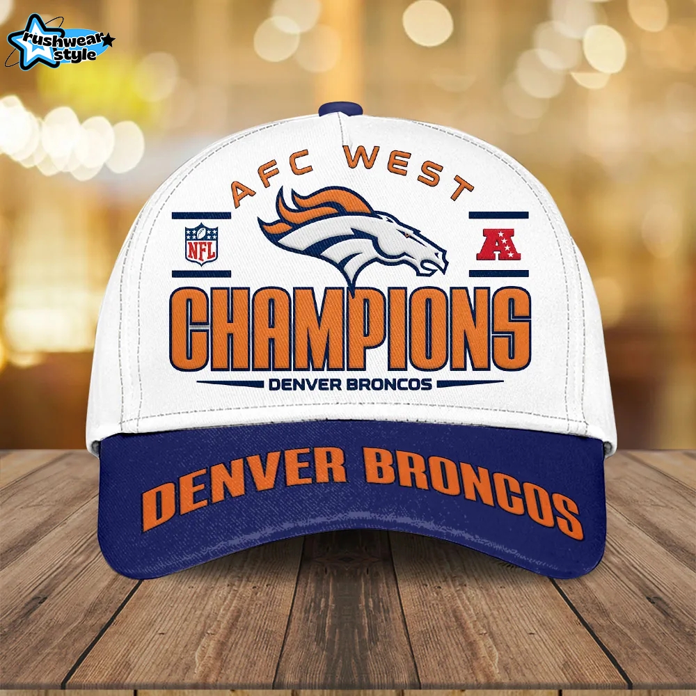 Denver Broncos 2025 AFC West Division Champions Limited Edition Cap Denver Broncos 2025 AFC West Division Champions Limited Edition Cap