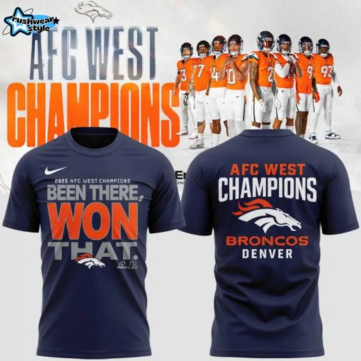 Denver Broncos 2025 AFC West Division Champions Limited Edition Shirt