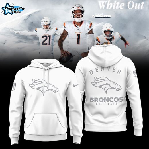 Denver Broncos 2026 White Out Limited Edition Hoodie