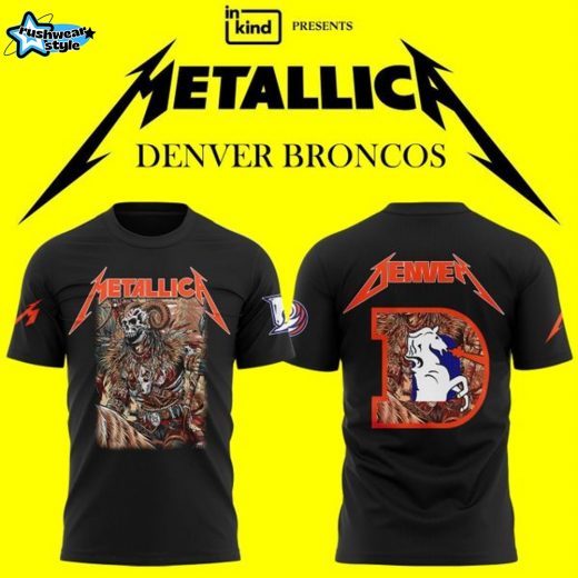 Denver Broncos x 2025 Metallica M72 World Tour T-shirt