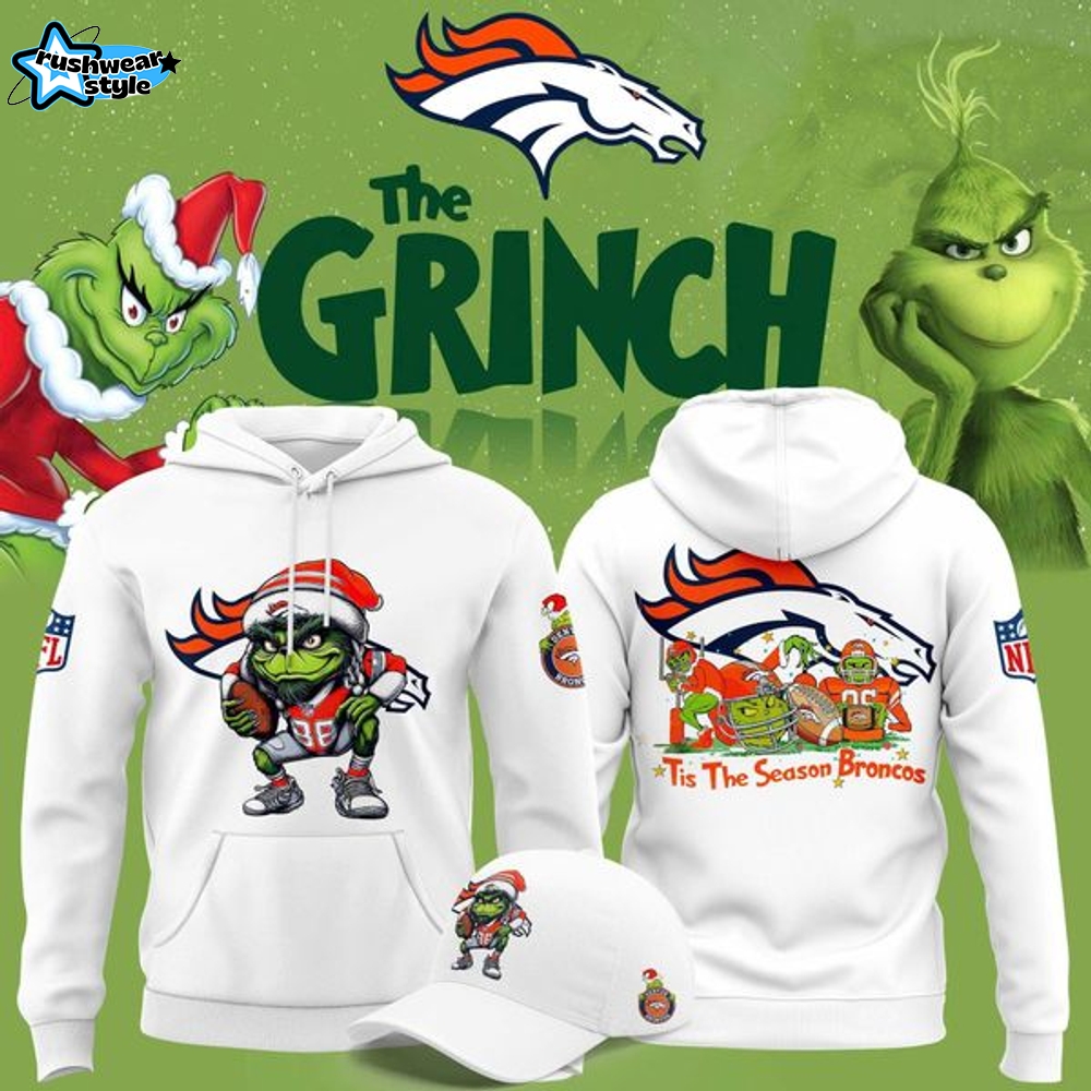 Denver Broncos x The Grinch Pullover Hoodie Denver Broncos x The Grinch Pullover Hoodie