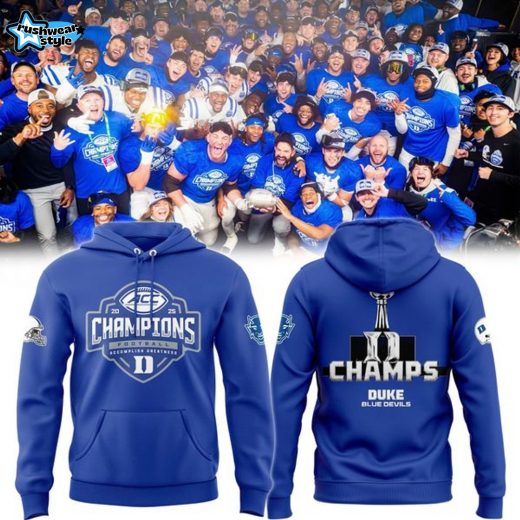 Duke Football 2025 ACC Football Champions Hoodie