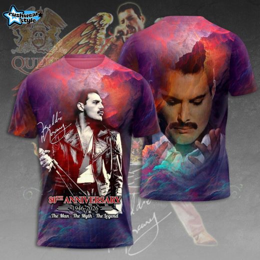 Freddie Mercury 80th Anniversary 3D Apparel
