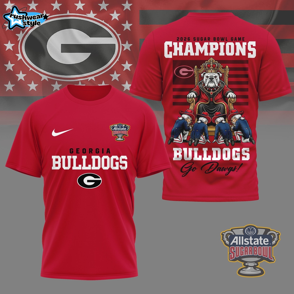 Georgia Bulldogs | Premium NCAA 2026 Sugar Bowl Game Champions Shirt NY Georgia Bulldogs | Premium NCAA 2026 Sugar Bowl Game Champions Shirt NY
