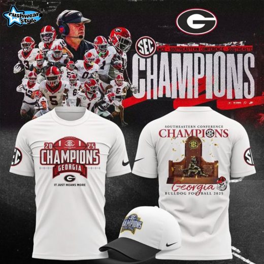 Georgia Football Champs T-Shirt (White)