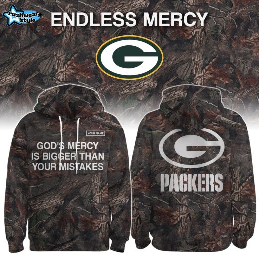 God’s Mercy Over Mistakes Packers Faith Camo Hoodie