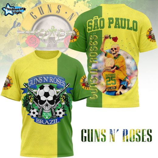 Guns N' Roses | Premium Brazil Fan 3D Shirt NY