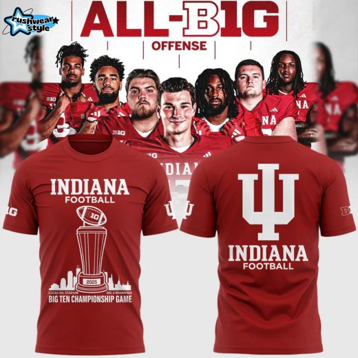 Indiana Hoosiers 2025 Big Ten Football Champions Limited Edition Shirt