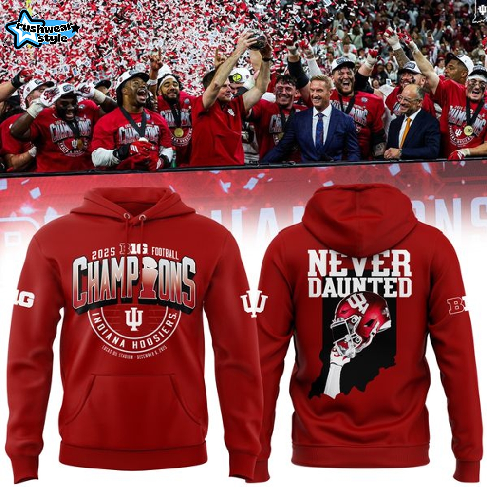 Indiana Hoosiers Big 10 Champions Locker Room Hoodie Indiana Hoosiers Big 10 Champions Locker Room Hoodie