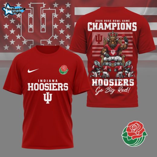 Indiana Hoosiers | Premium NCAA 2026 Rose Bowl Game Champions Shirt NY